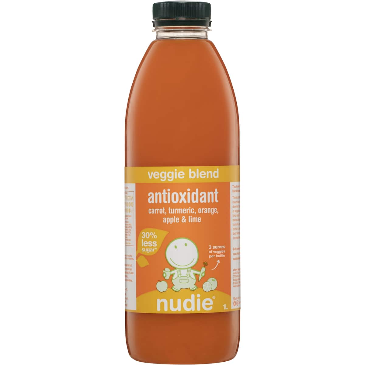 Nudie Antioxidant Carrot Turmeric Orange Apple & Lime 1l