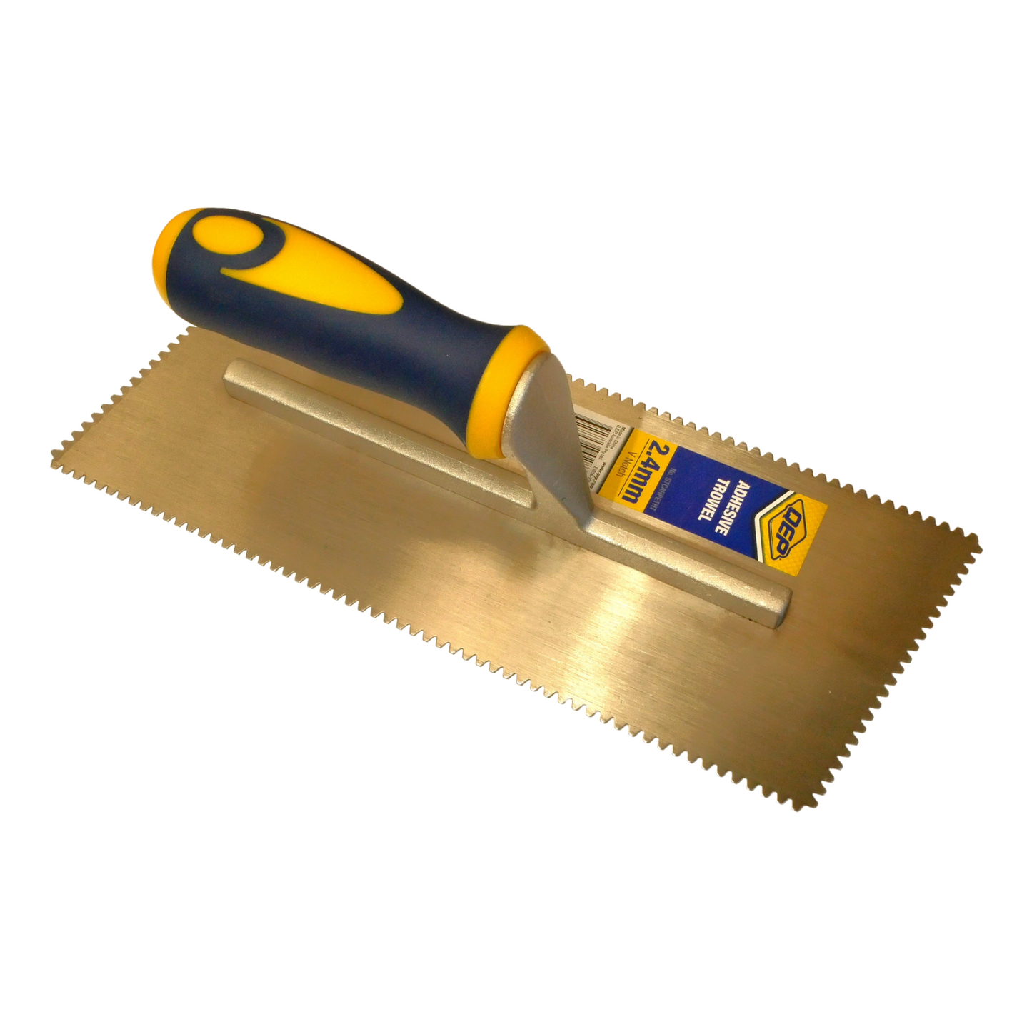 QEP Adhesive Carpet Trowel - 2.4mm V-Notch