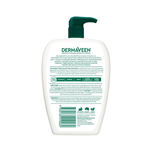 DermaVeen Everyday Soap Free Wash - 500mL
