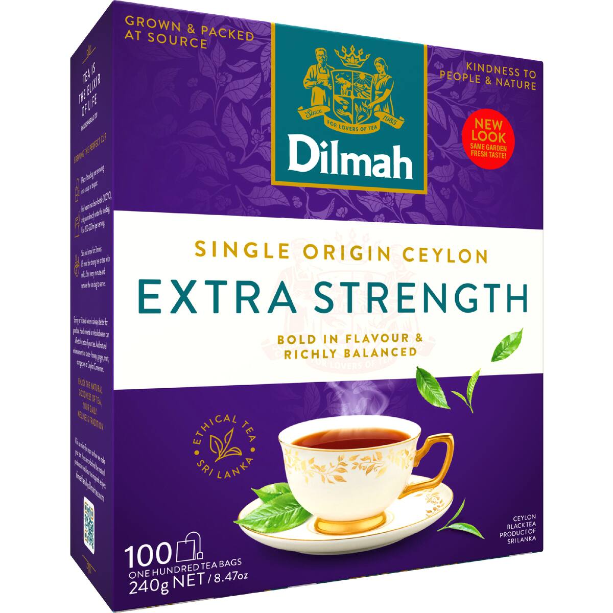 Dilmah Extra Strength Tea Bags 100 Pack