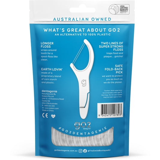 Go2 Dentagenie Double Floss Picks 35 Pack