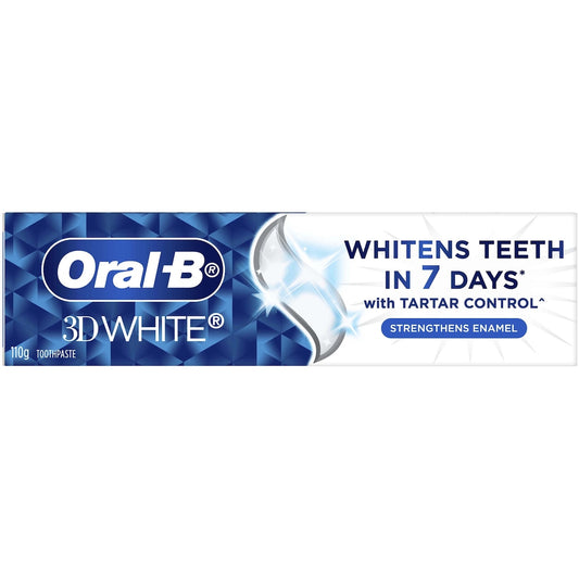 Oral-b 3d White Enamel Strong Whitening Toothpaste 110g