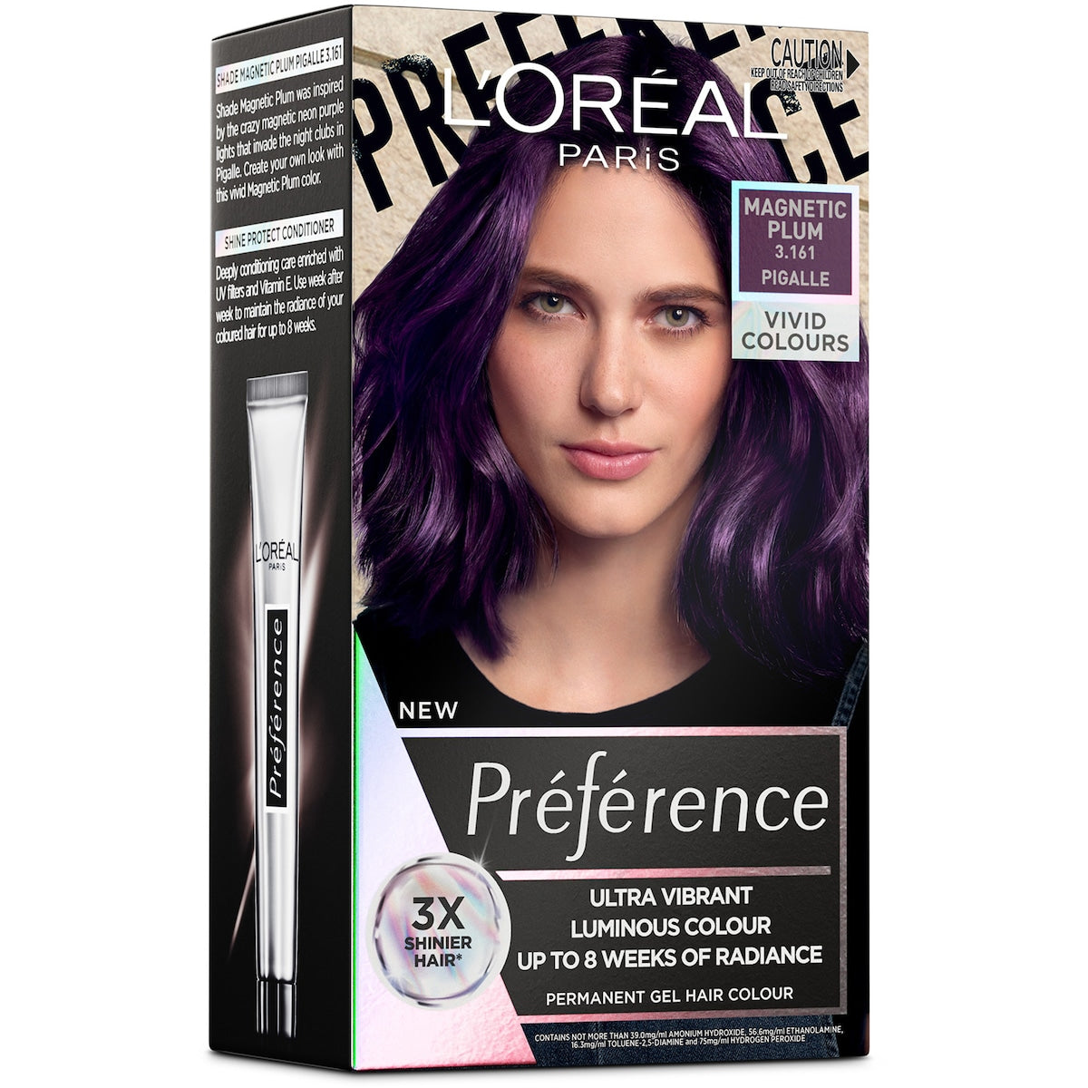 Loreal Preference Ultra Vibrant Magentic Plum Hair Colour Each