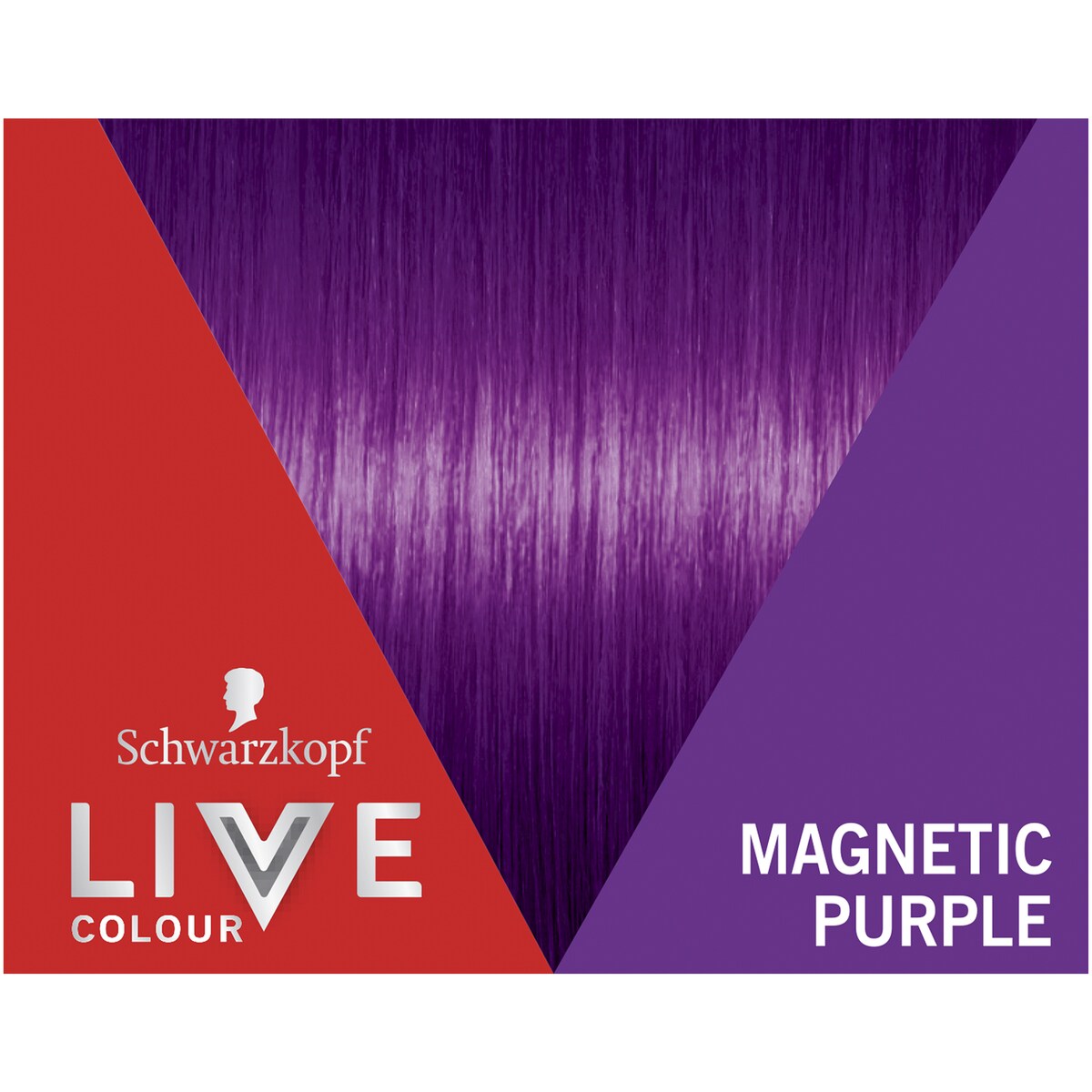 Schwarzkopf Live Colour Purple Hair Dye Magnetic Purple Semi Permanent each