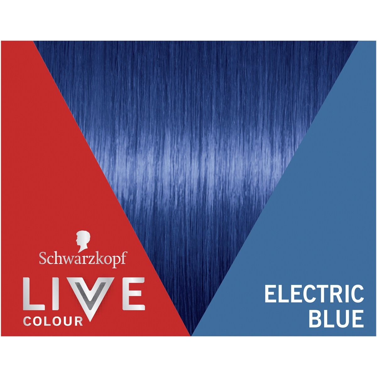 Schwarzkopf Live Colour Blue Hair Dye Electric Blue Semi Permanent each