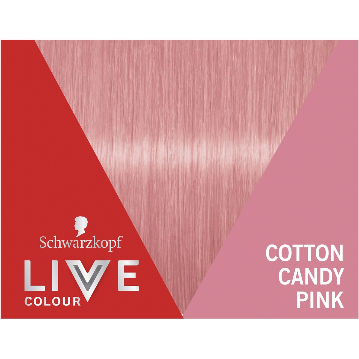 Schwarzkopf Live Colour Pink Hair Dye Candy Pink Semi Permanent each