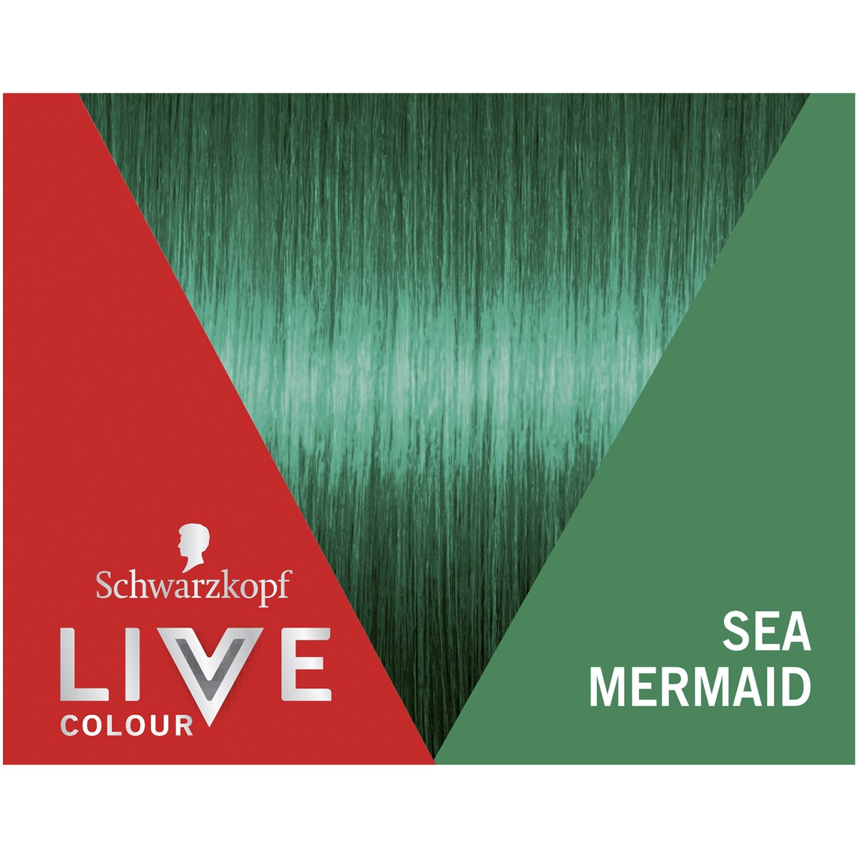 Schwarzkopf Live Colour Green Hair Dye Sea Mermaid Semi Permanent each