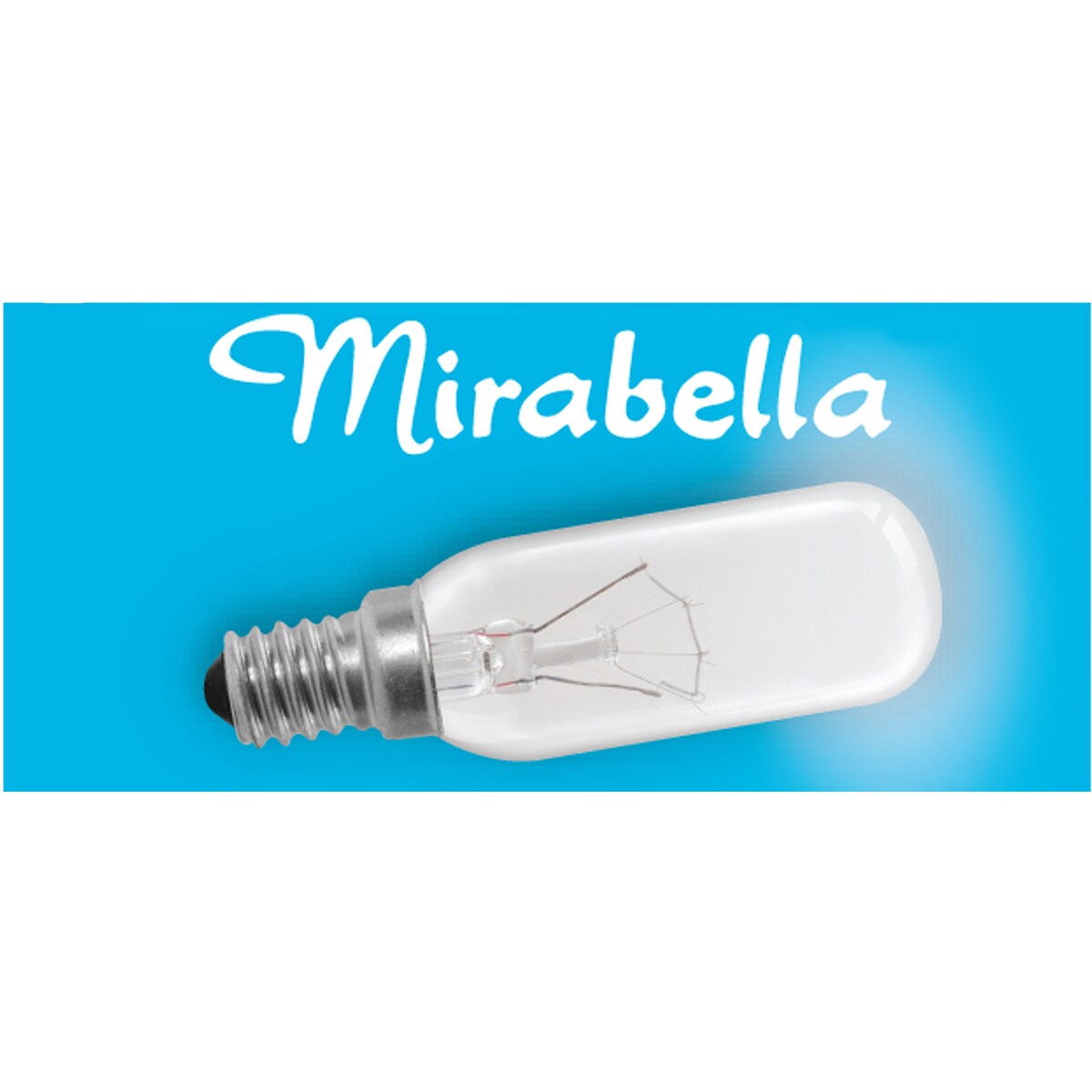 Mirabella Tubular SES 40W Clear Light Globe - 2 pack