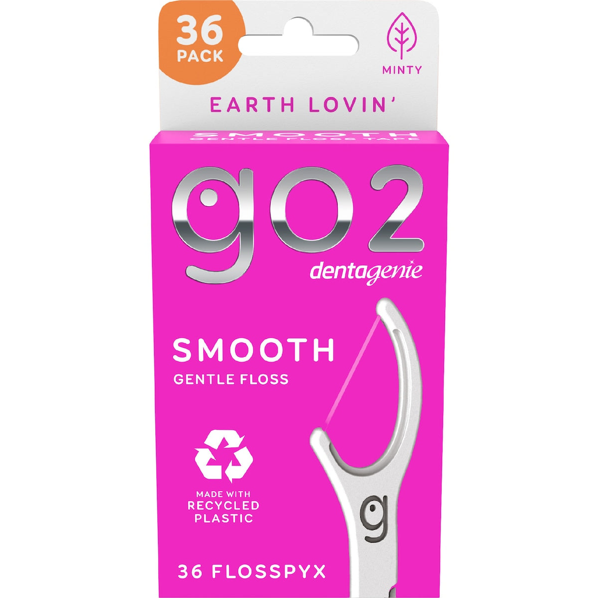 Go2 Dentagenie Smooth Gentle Floss Tape 36 Pack