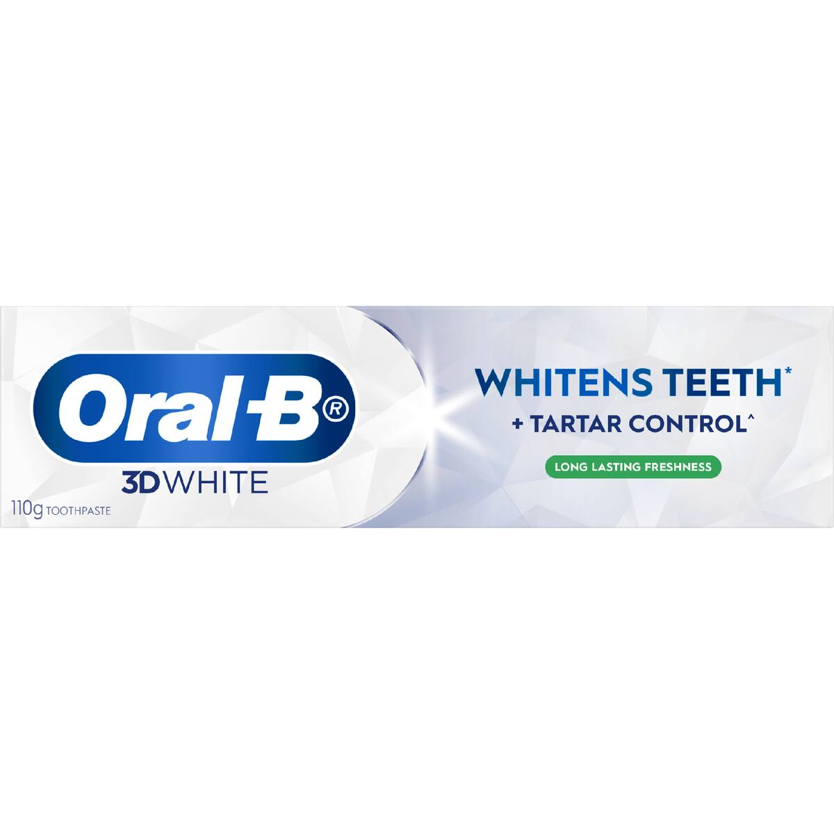 Oral-b 3d White Long Lasting Fresh Whitening Toothpaste 110g