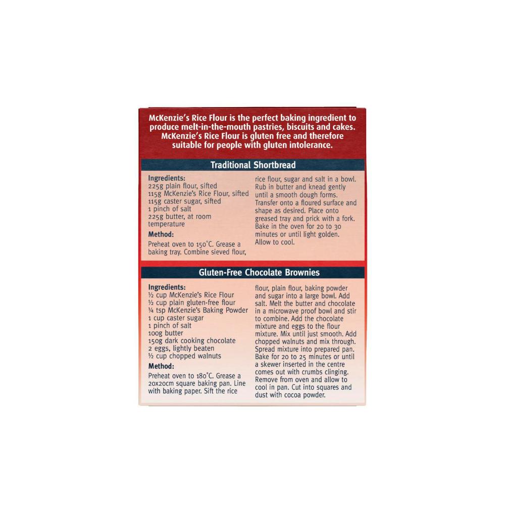 McKenzie's Rice Flour Gluten Free - 375g