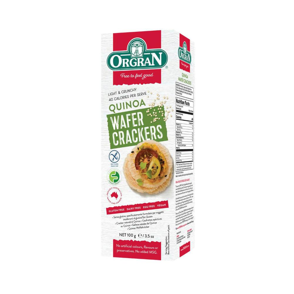 Orgran Gluten Free Multigrain Quinoa Wafer Crackers - 100g