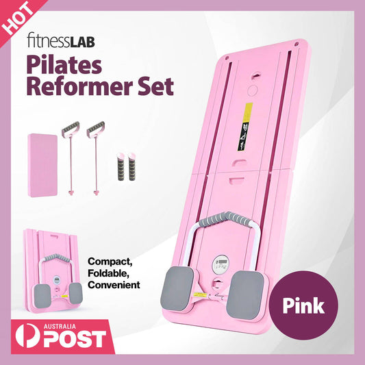 Fitnesslab Pink Pilates Board Reformer - 410 x 115 x 990mm