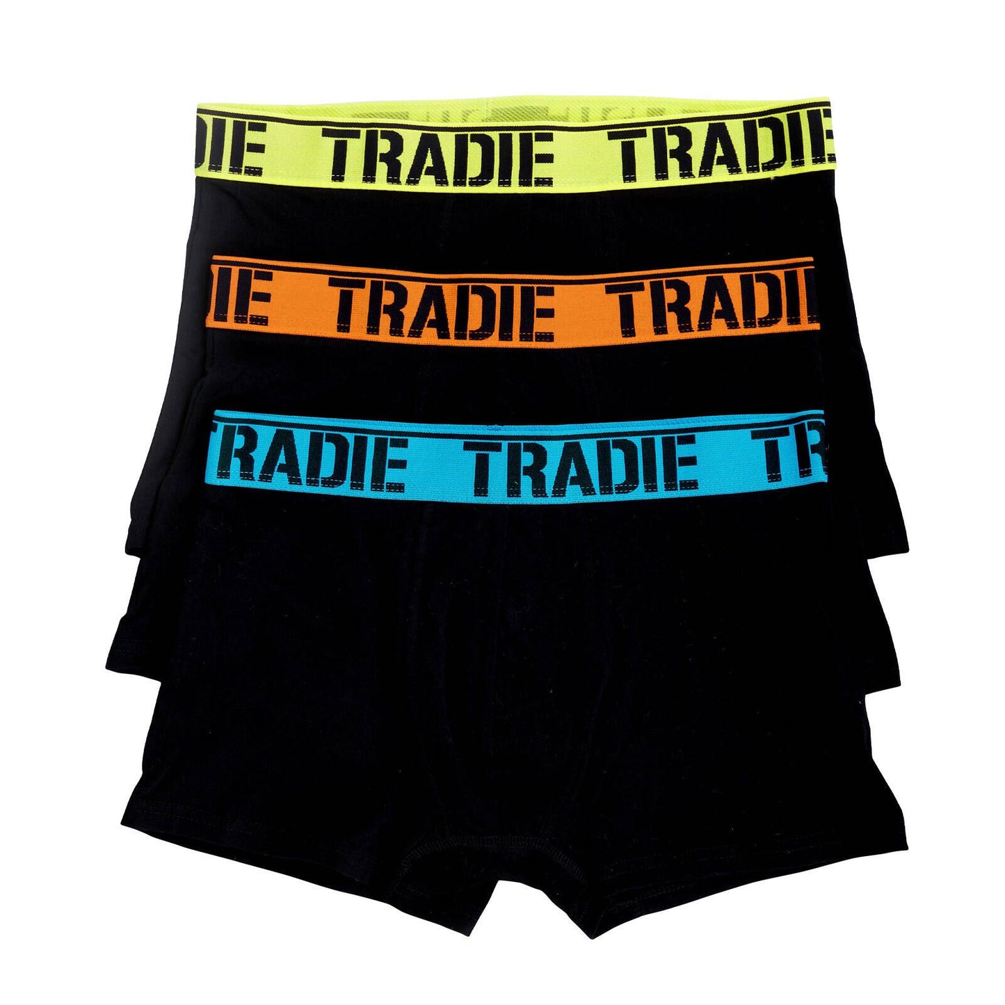 Tradie Mens Fluro Bright Trunk - 2XL - 3 Pack