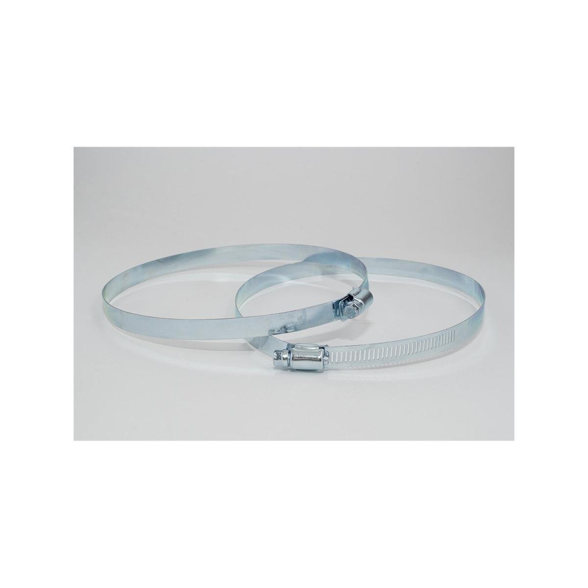 Pacific Air 100mm Stainless Steel Worm Clamp 2 Pack Easy Seal