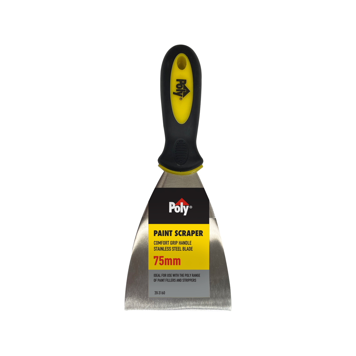 Poly Paint Scraper - 75mm