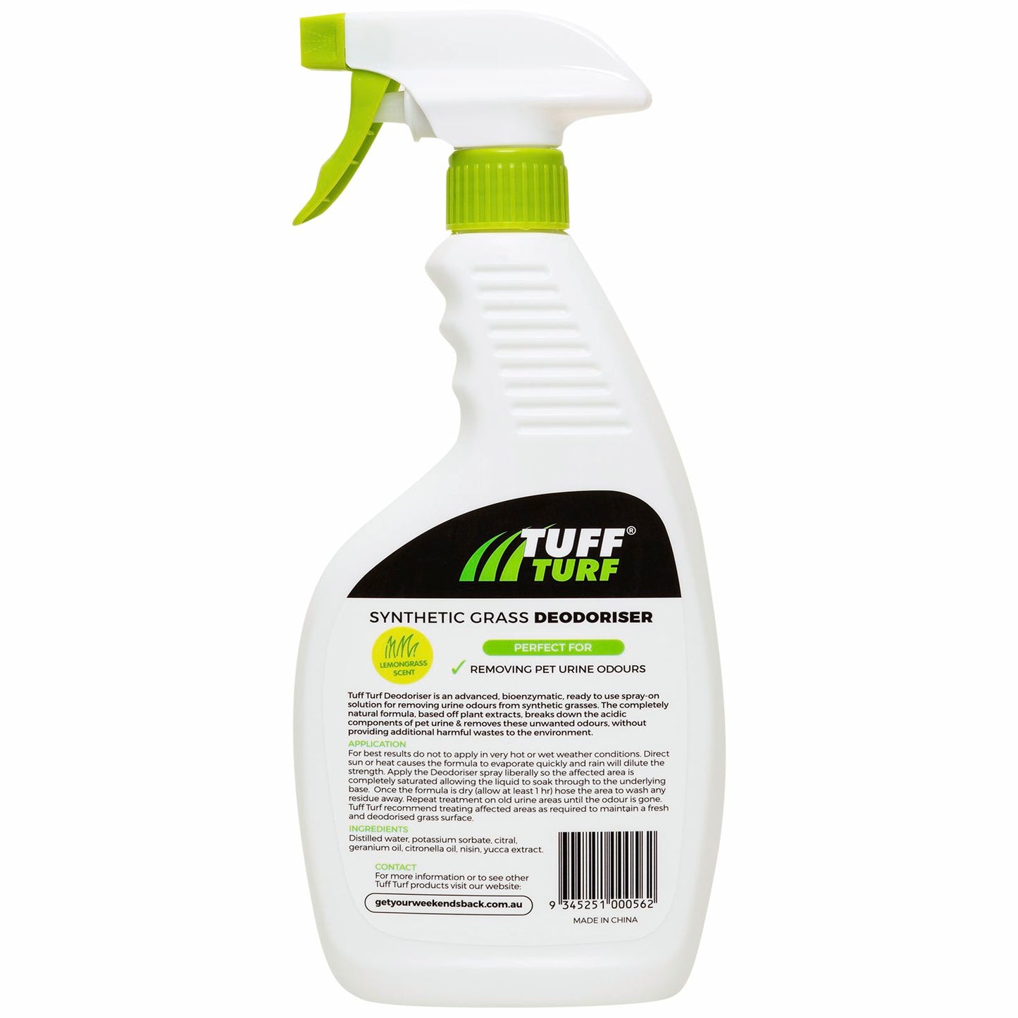 Tuff Turf Synthetic Grass Deodoriser - 500ml