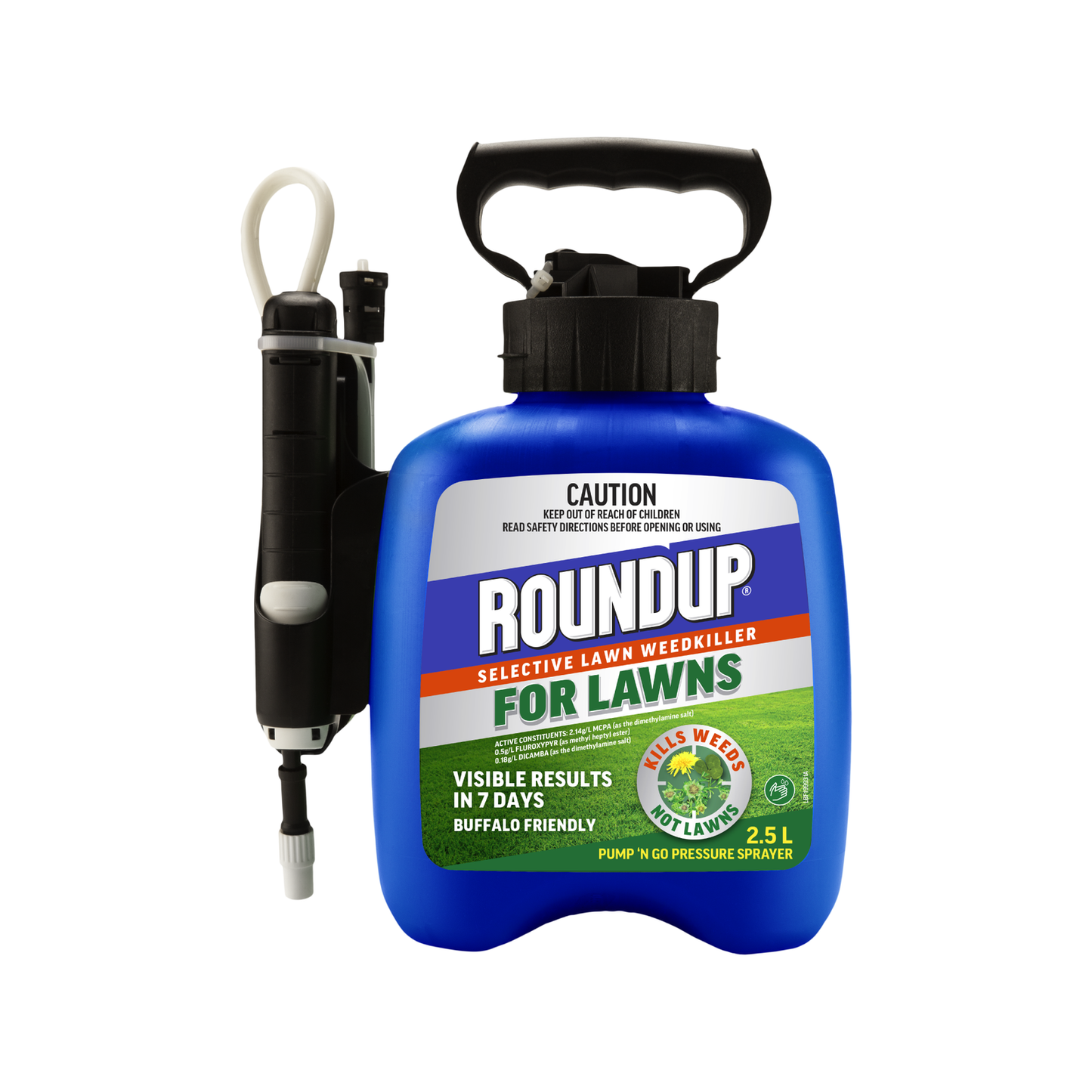 Roundup Ready To Use Lawn Weedkiller - 2.5L