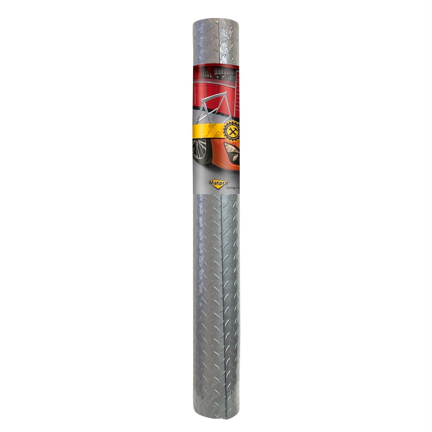 Matpro Grey Diy Rubber Garage Flooring - 90x200cm