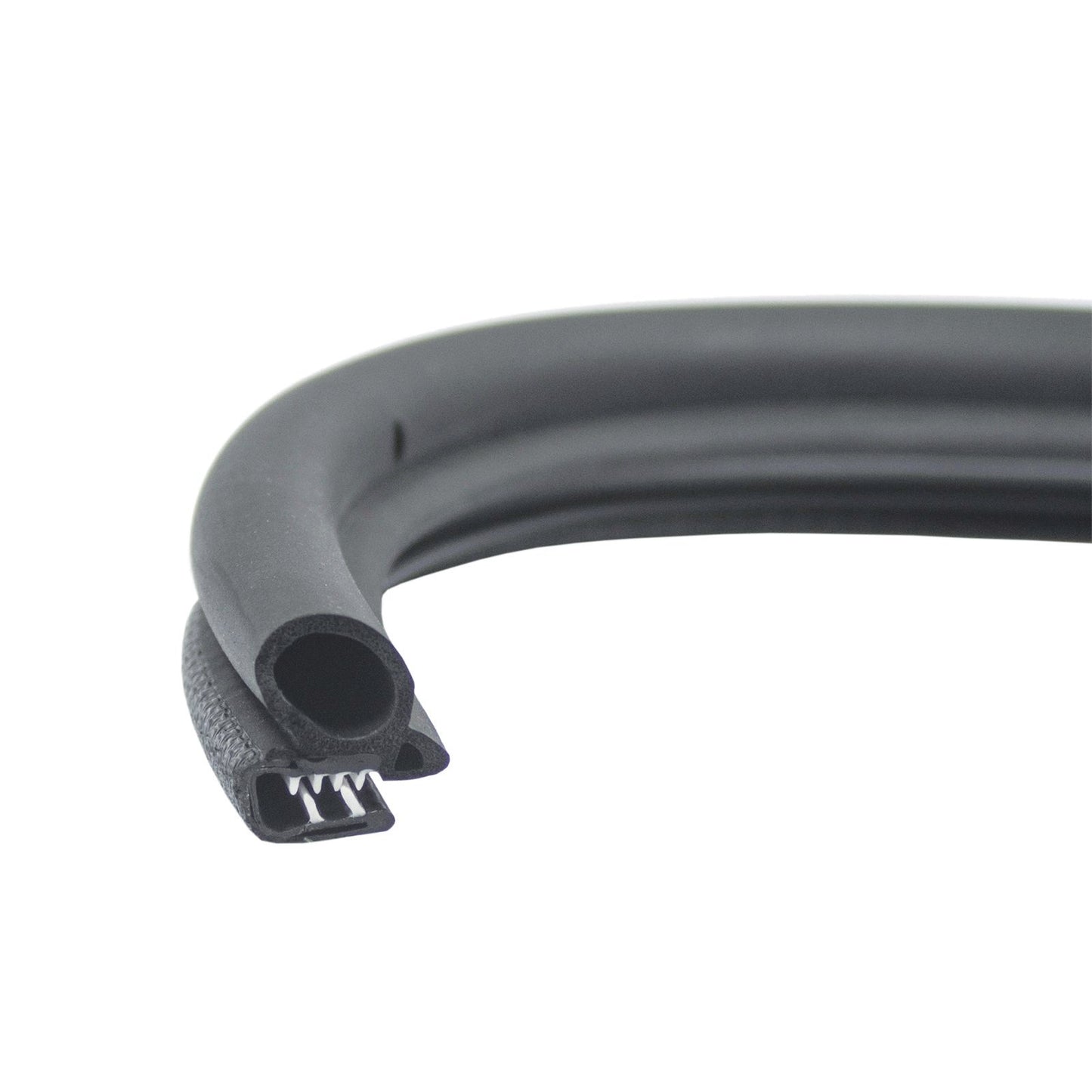 Goliath Rubber Seal - Black Side Bulb 3m Large Bulb