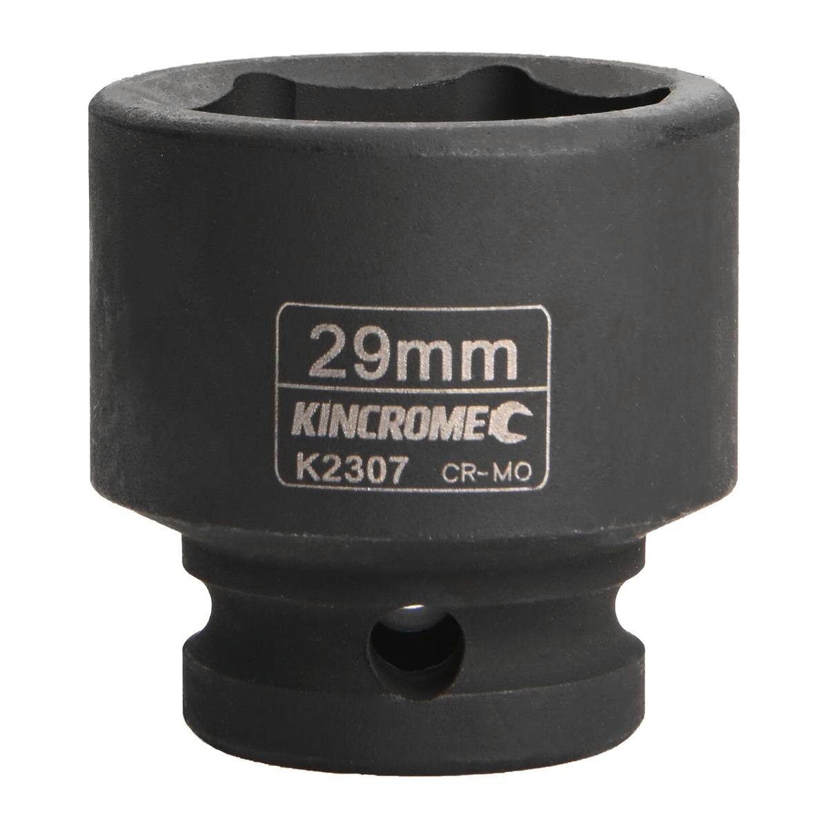 Kincrome Impact Socket - 29mm - Chrome Molybdenum Steel - Rust Resistant