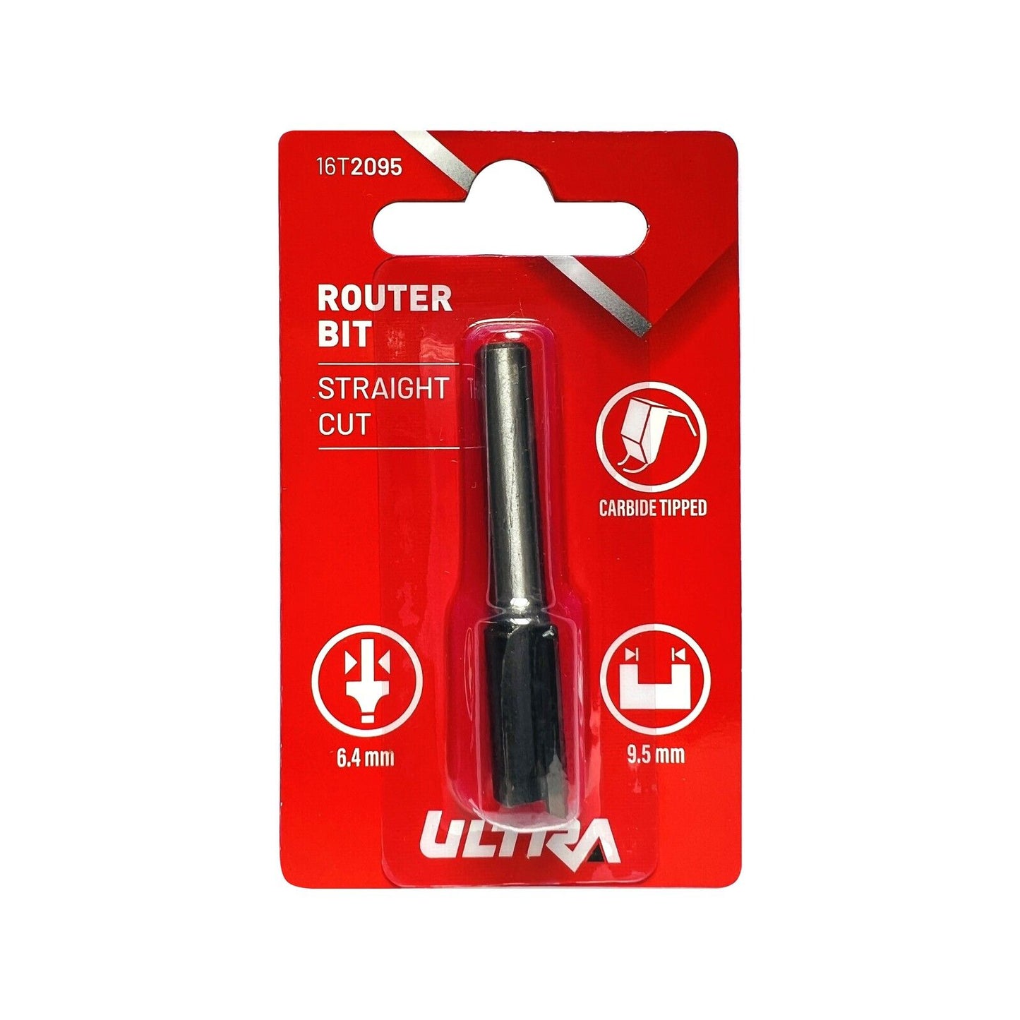 Ultra Router Bit - Straight - 9.5mm