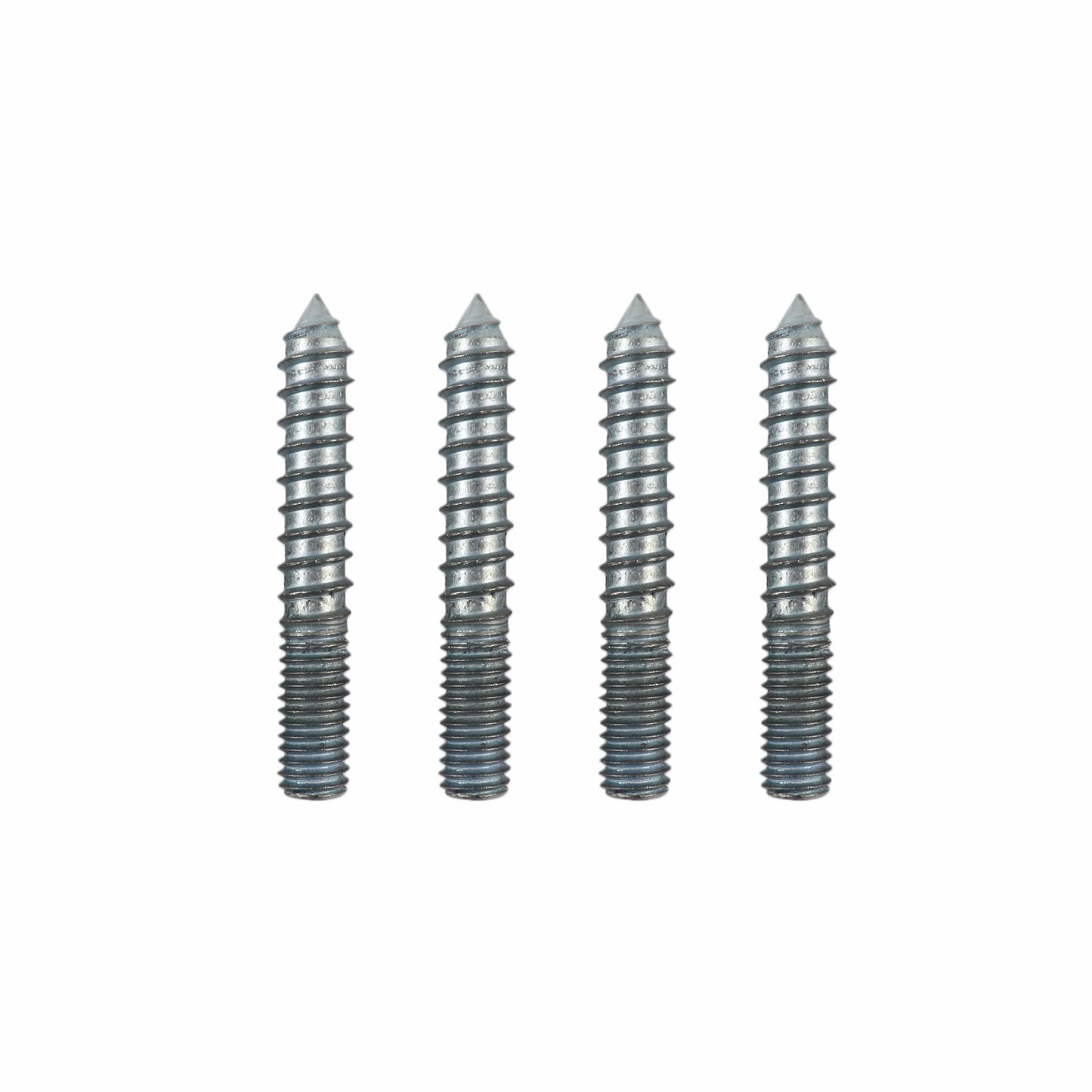 Adoored Furniture Leg Studs 3/8 Zinc Plated 4 Pack
