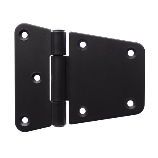 Zenith Matte Black Tapered Gate Hinge - 130mm - 2 Pack
