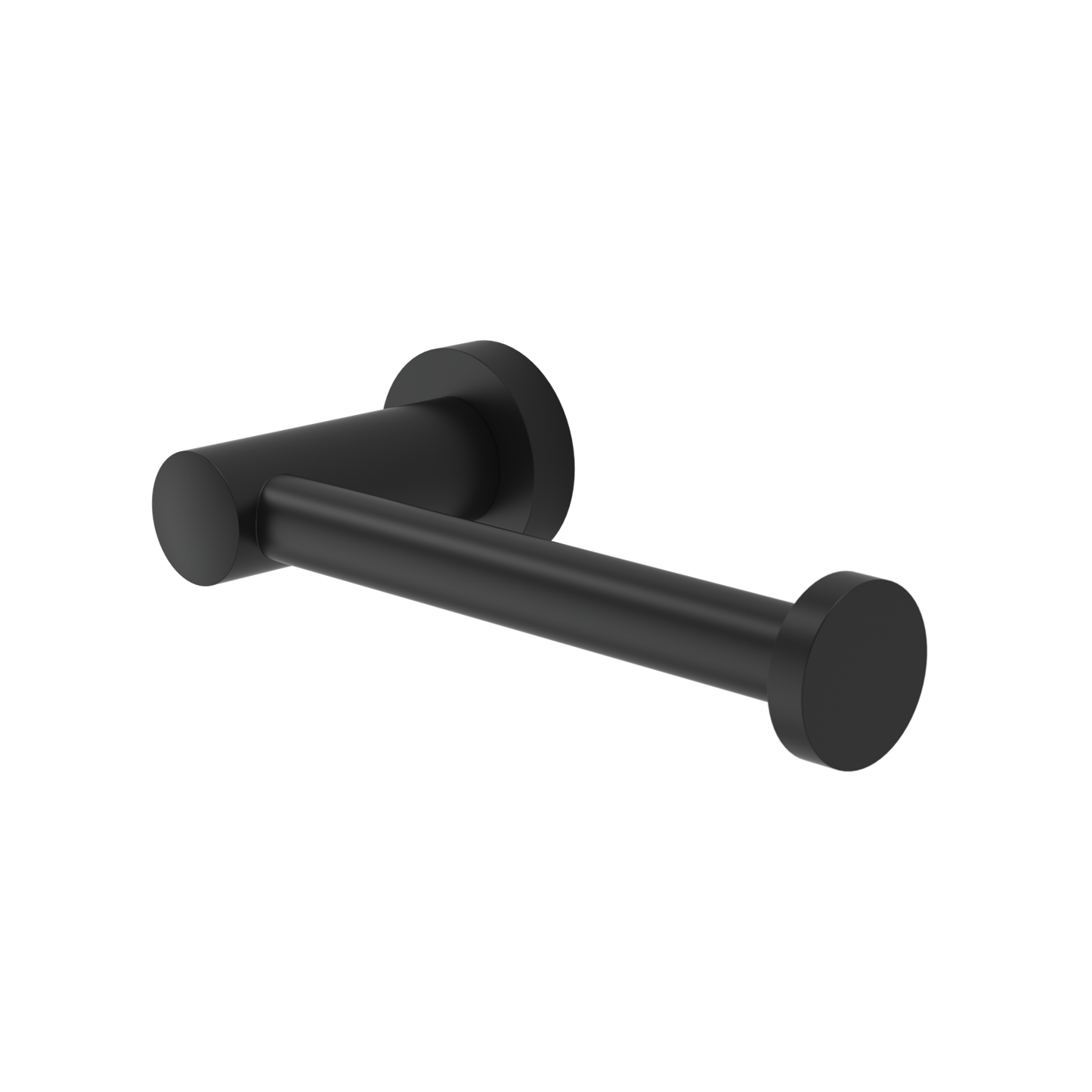 Caroma Matte Black Cosmo Toilet Roll Holder - 170 x 45 x 78mm