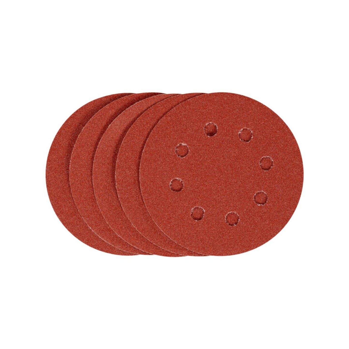 Irwin Quick Fit Random Orbital Sanding Discs - 115mm - 80 Grit - 5 Pack