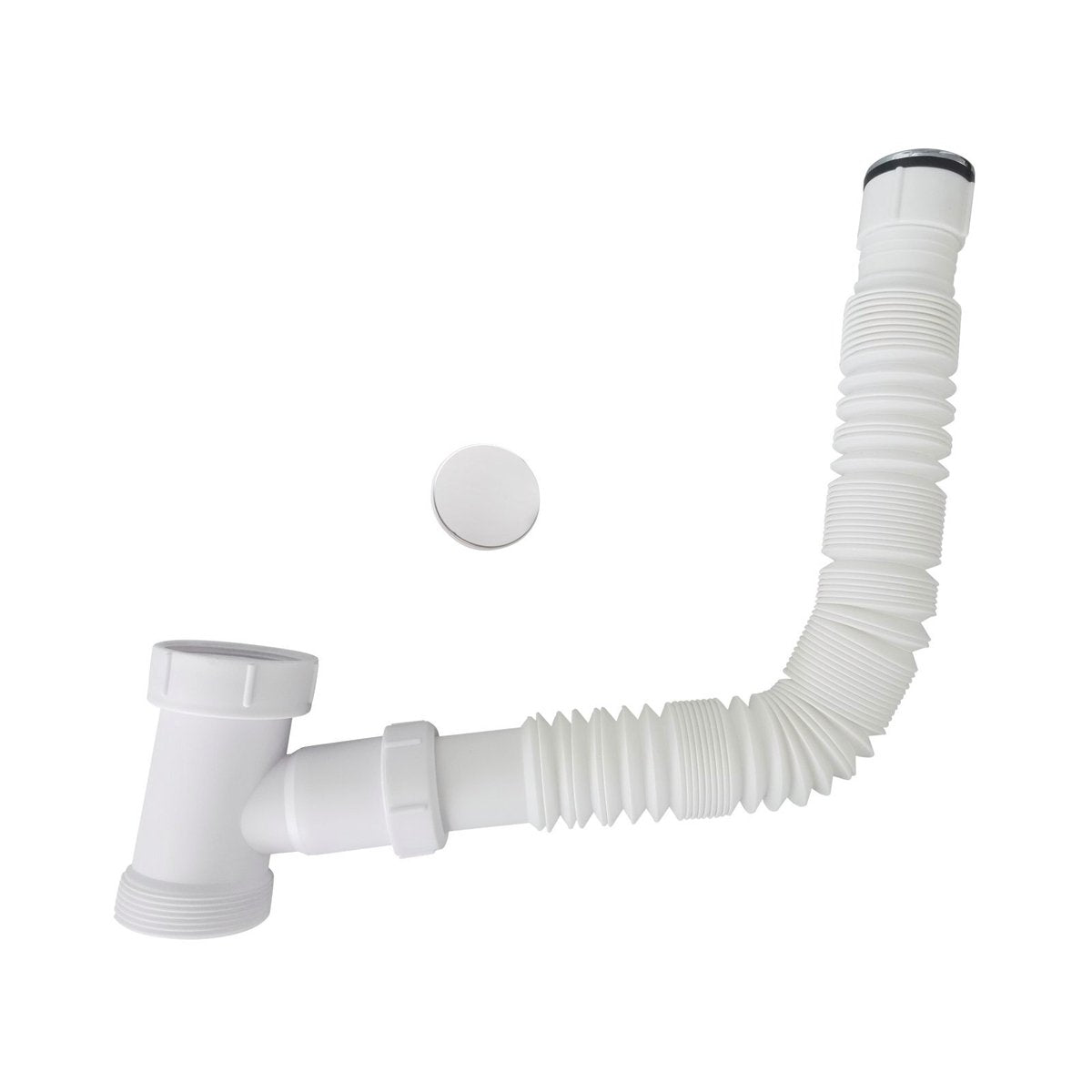 Kinetic Laundry By-Pass Kit - Flexible Pipe - 320mm - Plastic - Easy Install