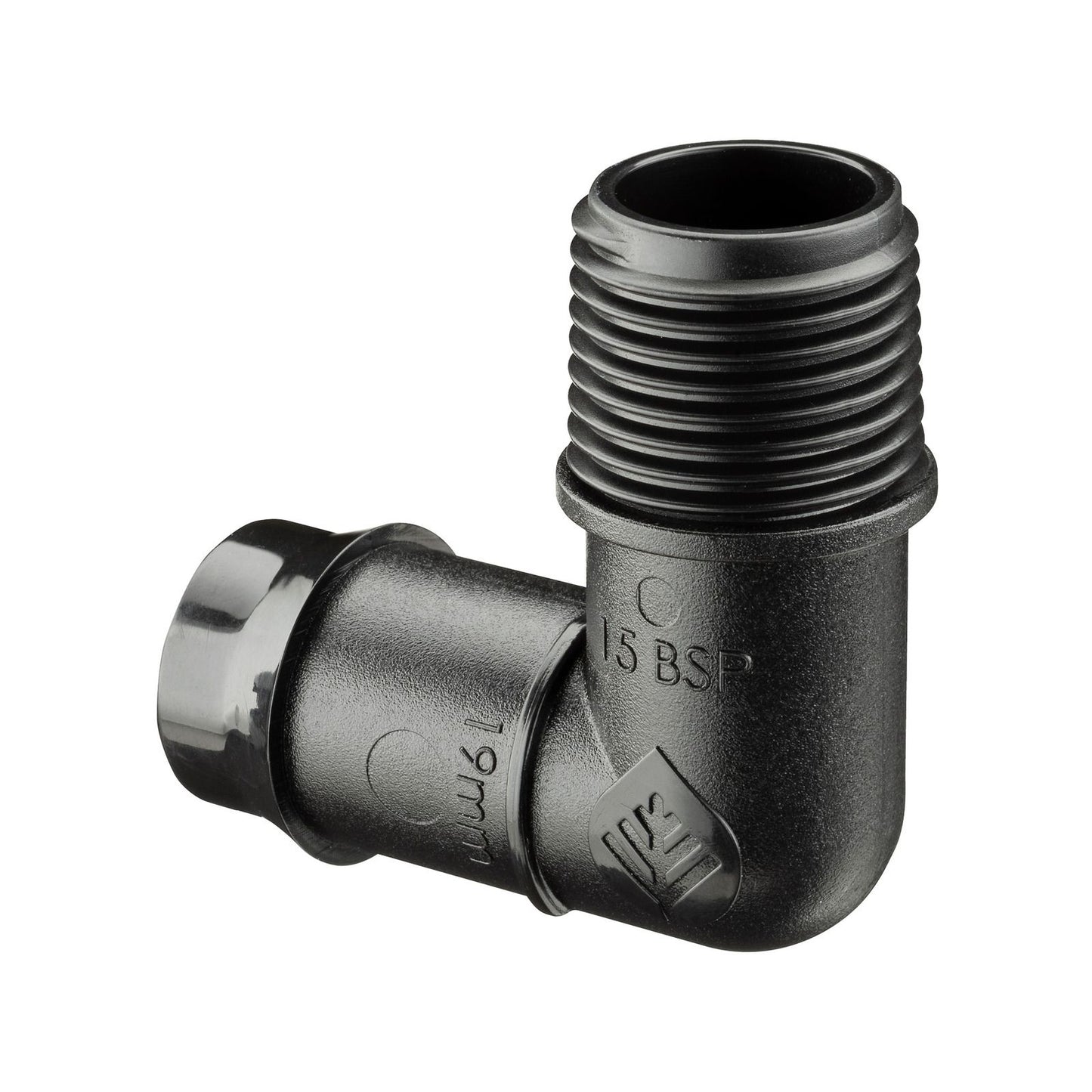 Pope Male Barbed Threaded Elbows - 19mm - 5 Pack