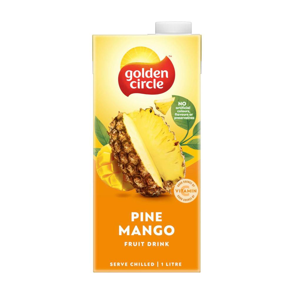 Golden Cire Tetra Pineapple Mango Drink - 1L
