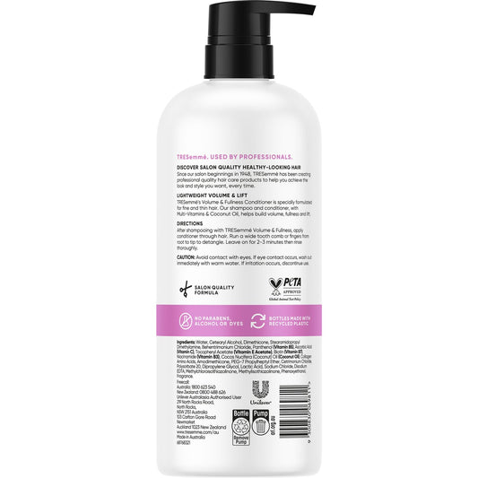 Tresemme Conditioner Volume & Fullness 940 Ml