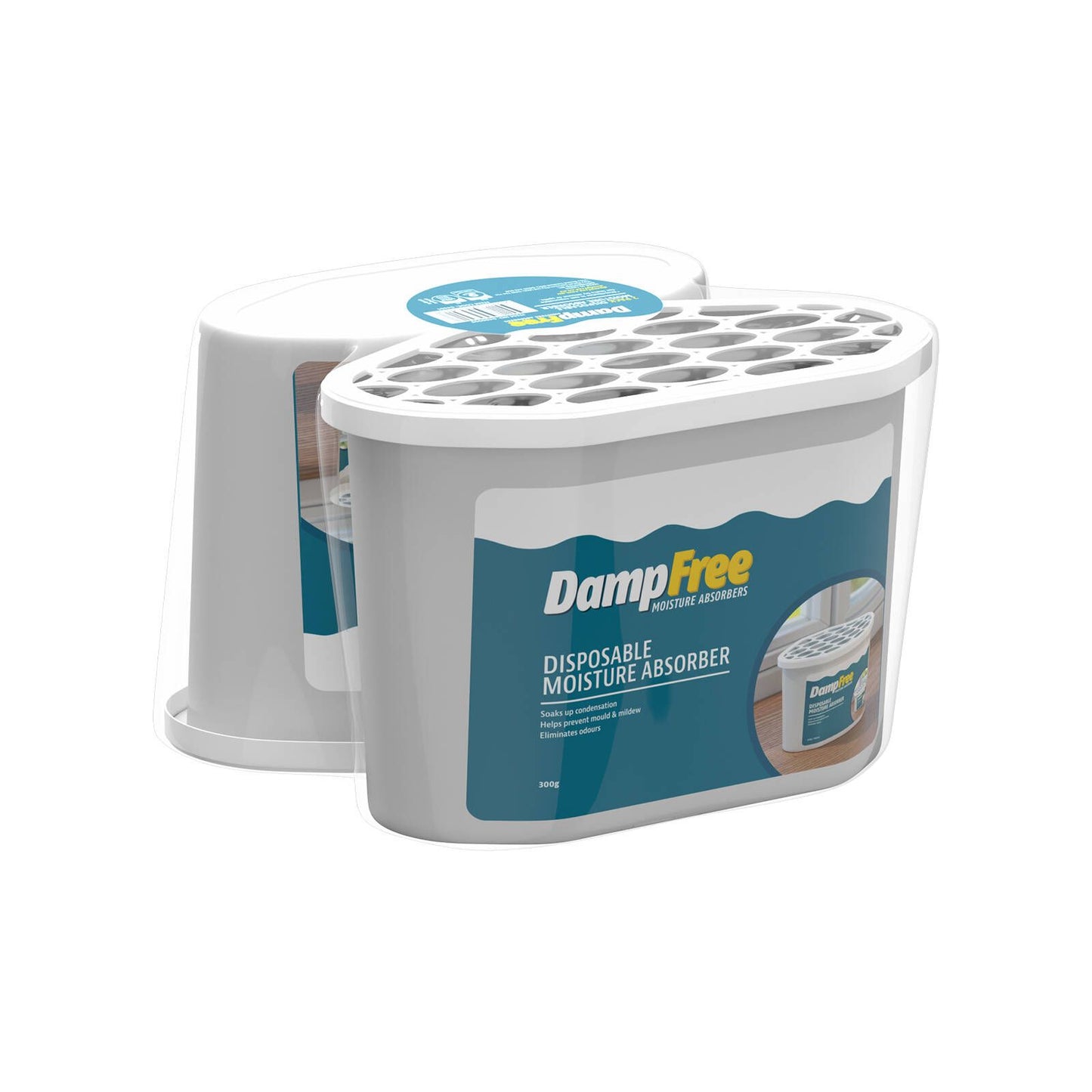 Dampfree Disposable Moisture Absorbers - 300g - 2 Pack