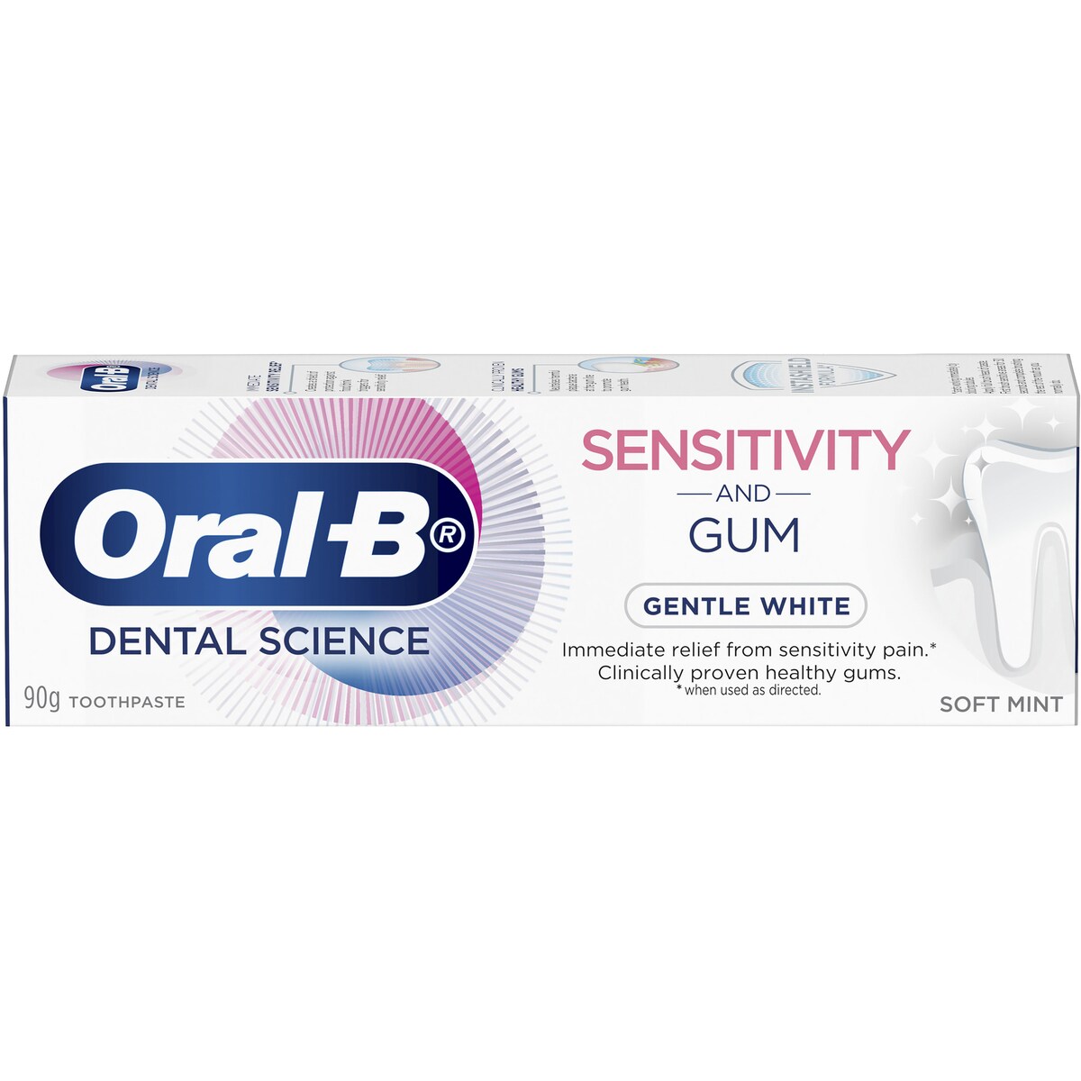 Oral-b Sensitivity & Gum Gentle White Soft Mint Toothpaste 90g
