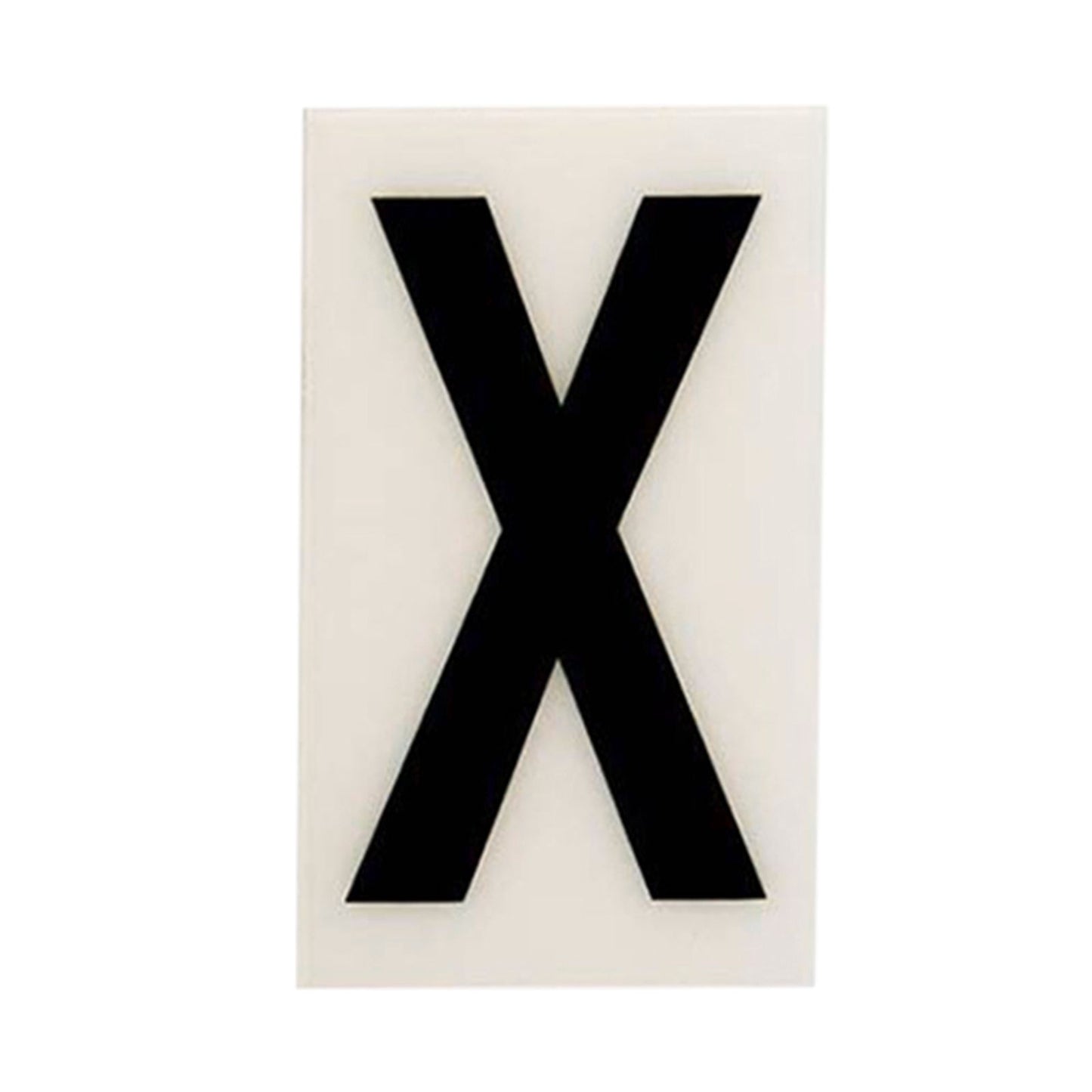 Sandleford White Self Adhesive House Letter X - 60mm