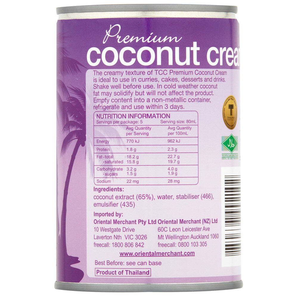 TCC Premium Coconut Cream - 400mL