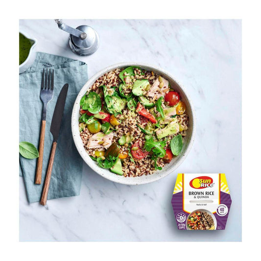 Sunrice Microwave Brown Rice & Quinoa Rice Cup 2x125g