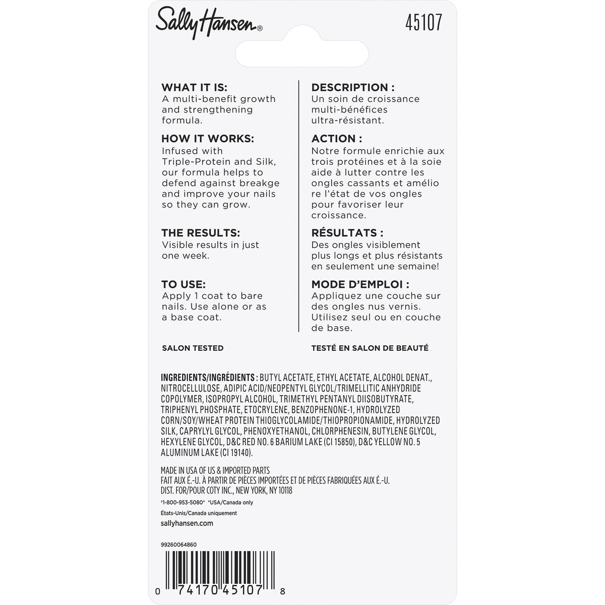 Sally Hansen Nail Polish Maximum Growth 13ml