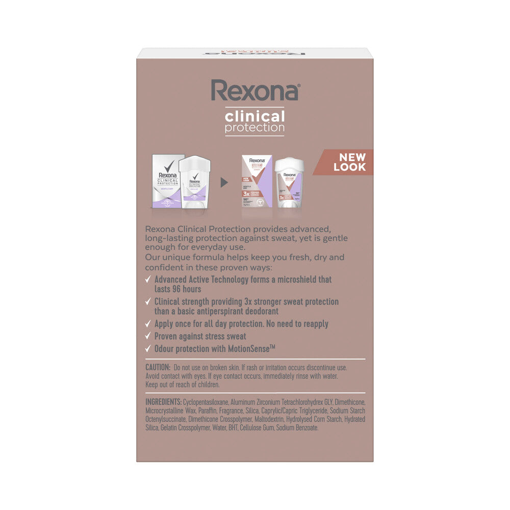 Rexona Women Deodorant 96hr inical Cream Gentle Dry - 45mL