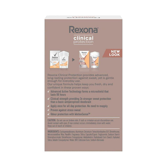 Rexona Women Deodorant 96hr Clinical Cream Summer Strength - 45mL