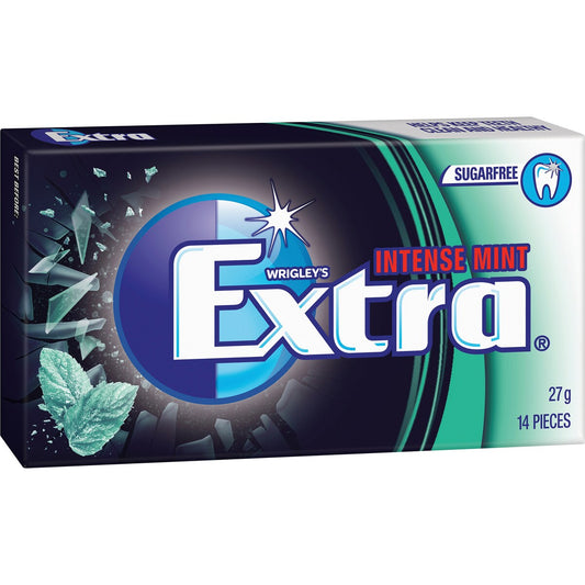 Extra Intense Mint Sugar Free Chewing Gum 14pc 27g