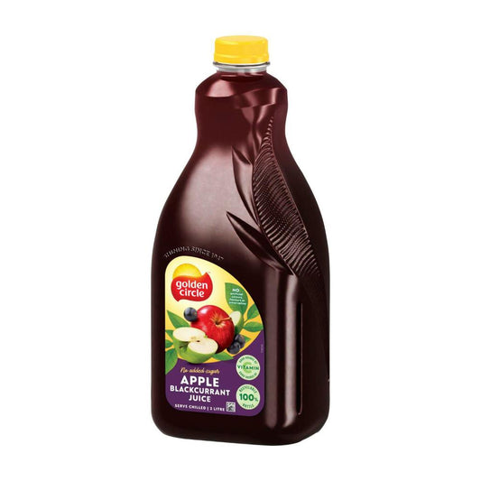 Golden Cire 100% Apple Blackcurrant Juice - 2L