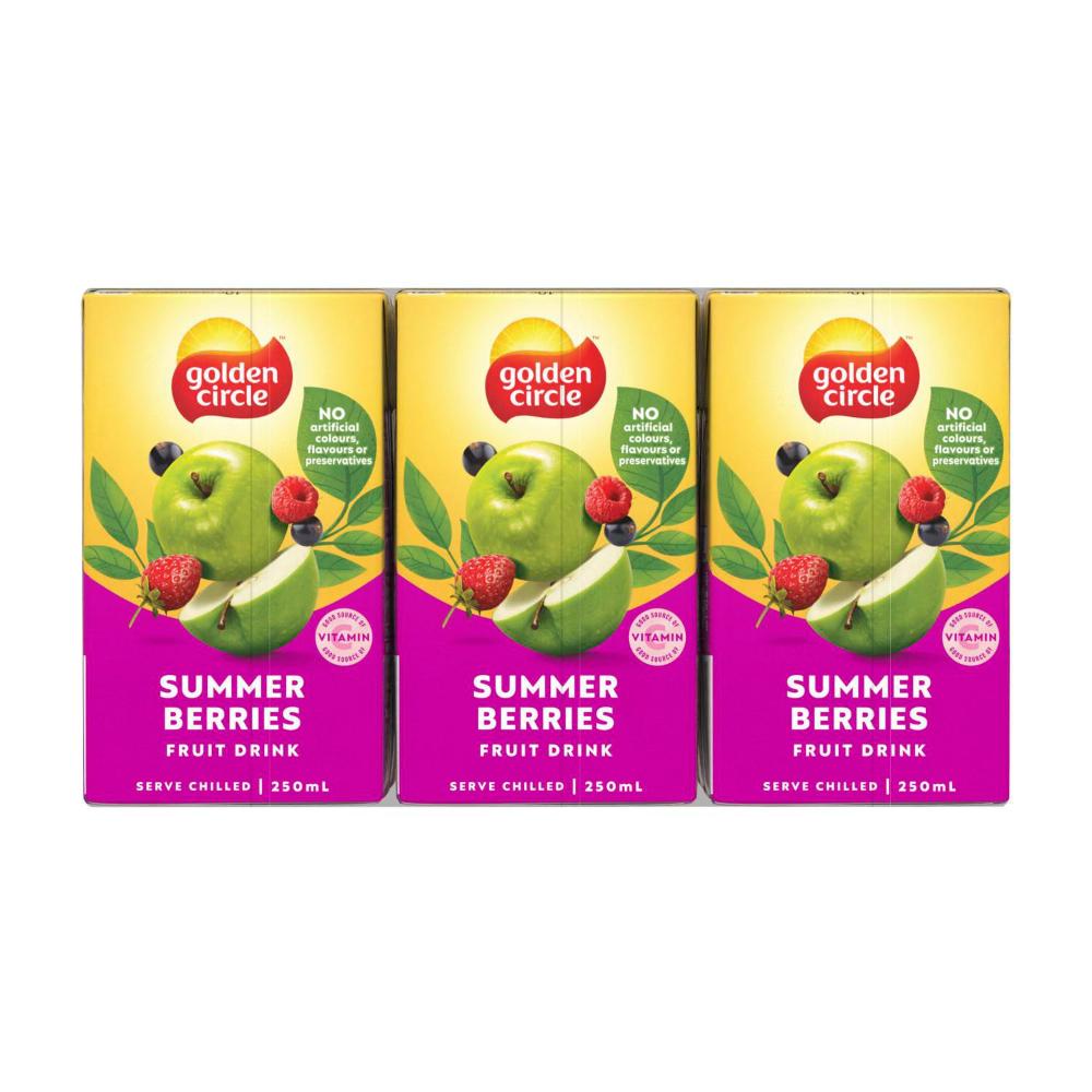 Golden Cire Tetra Drink Summer Berries 6 Pack - 1.5L