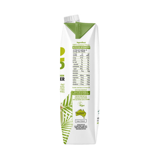 H2 Coco 100% Natural Coconut Water - 1L