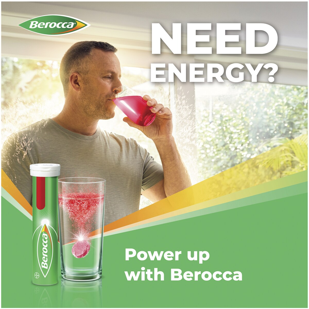 Berocca Vitamin B & C Original Berry Flavour Energy 15 pack