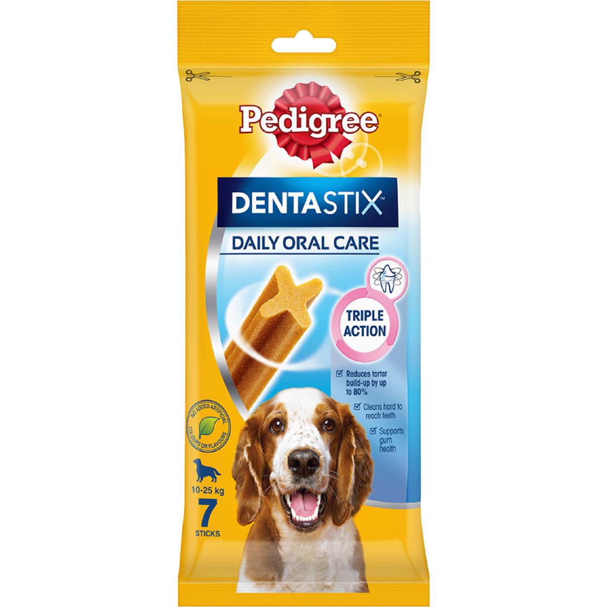 Pedigree Dentastix Medium Dental Dog Treats Daily Oral Care Chews 7 Pack