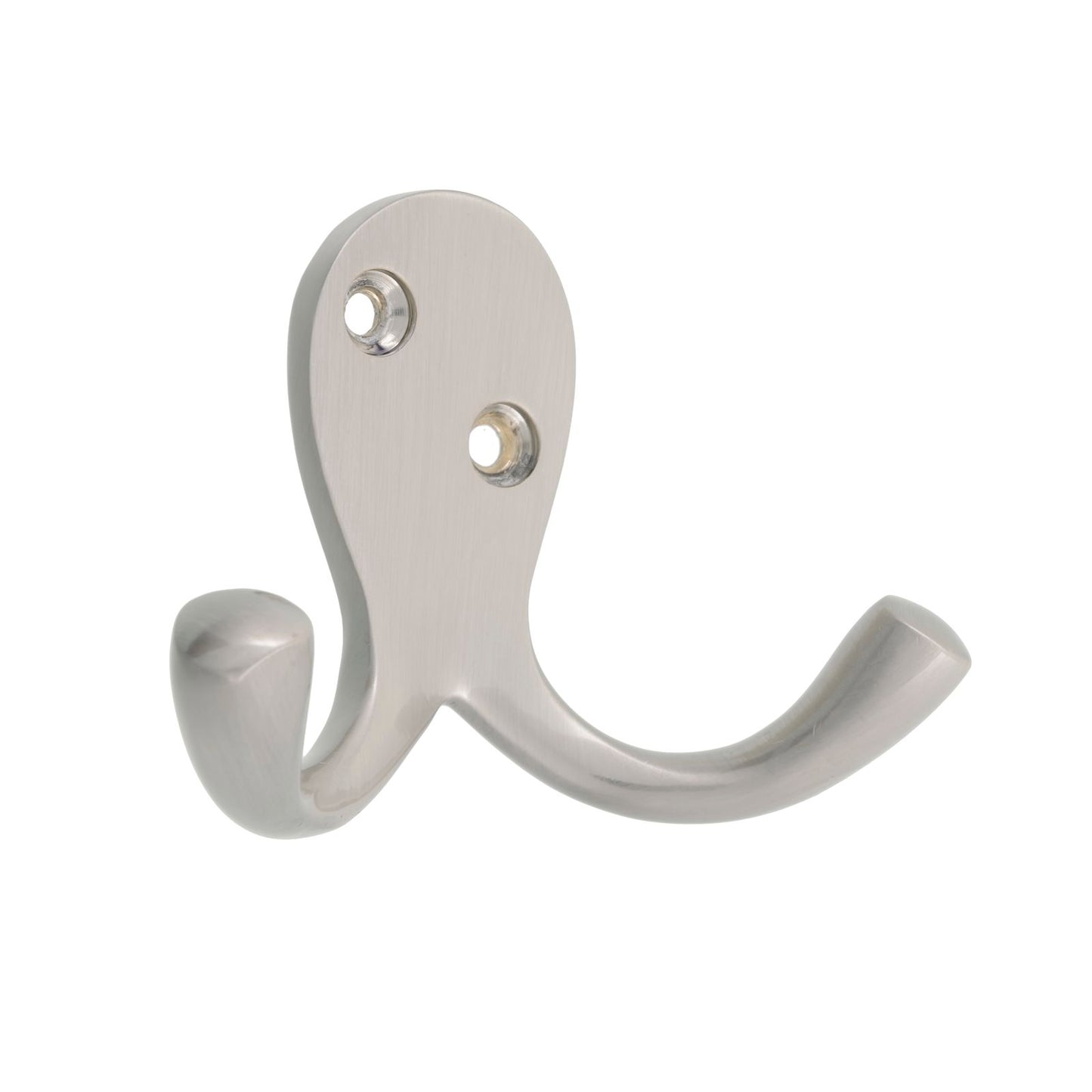 Zenith Double Robe Hook - 30mm - Brushed Nickel