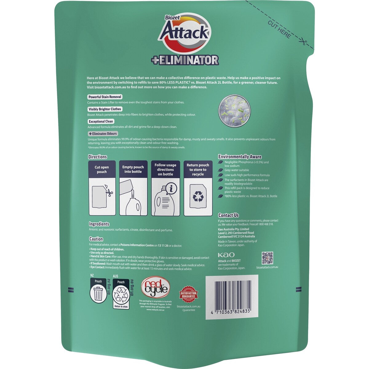 Biozet Attack Eliminator Liquid Refill 1.8L